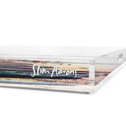 Fishing Boats Tray By Slim Aarons