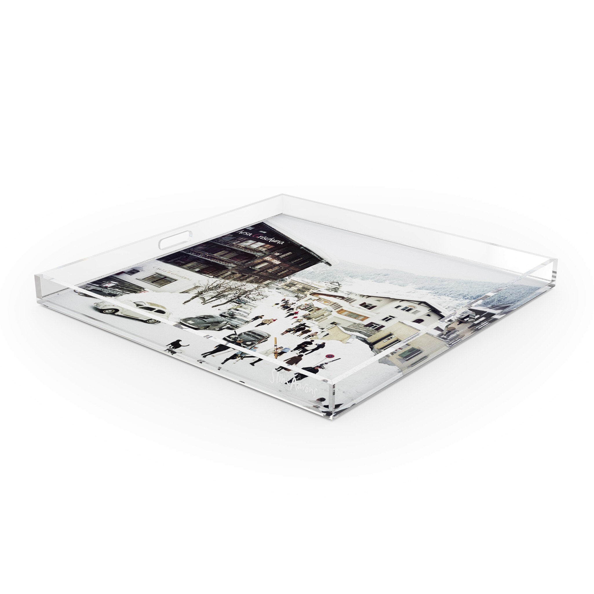 Klosters Tray By Slim Aarons