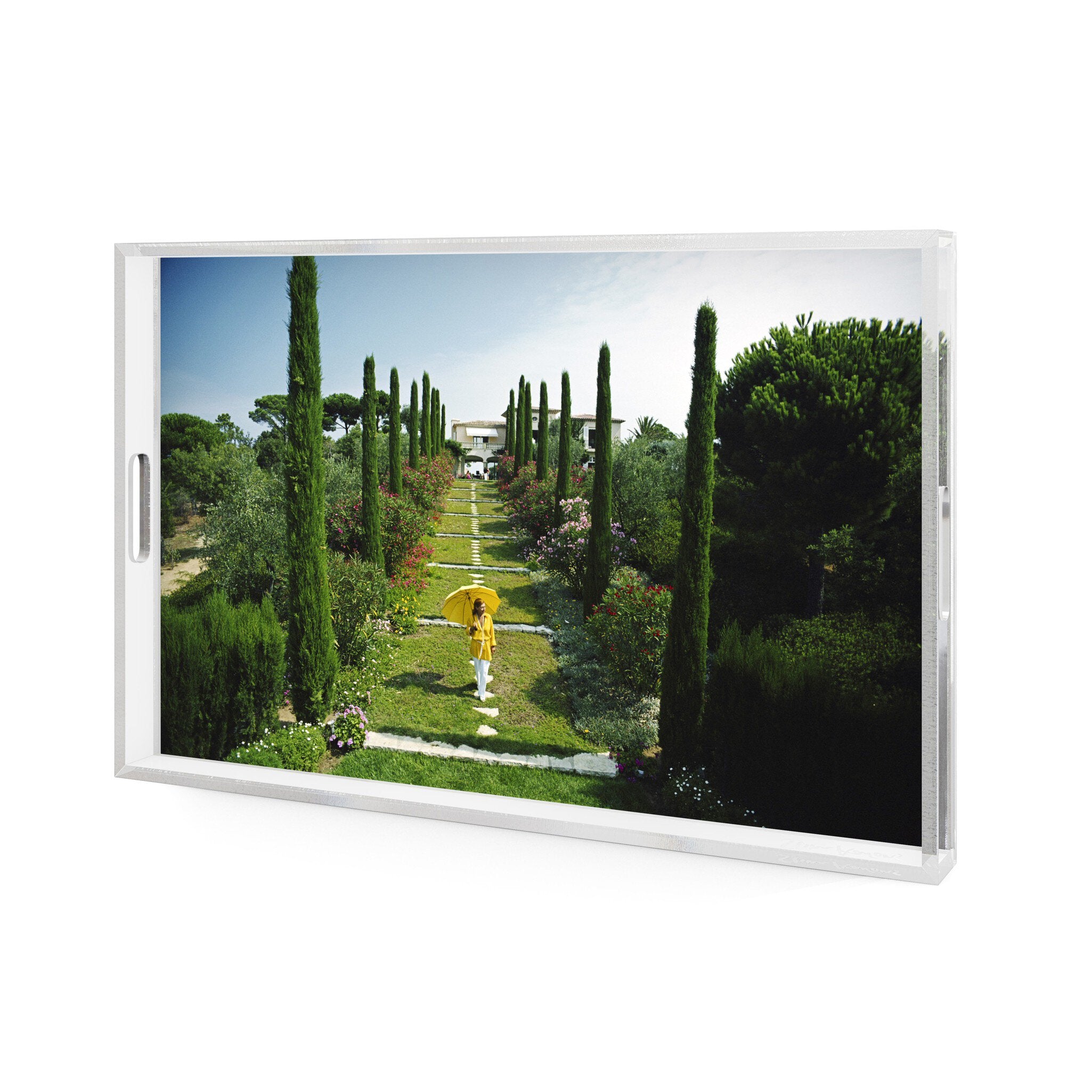 Les Sophores Tray By Slim Aarons