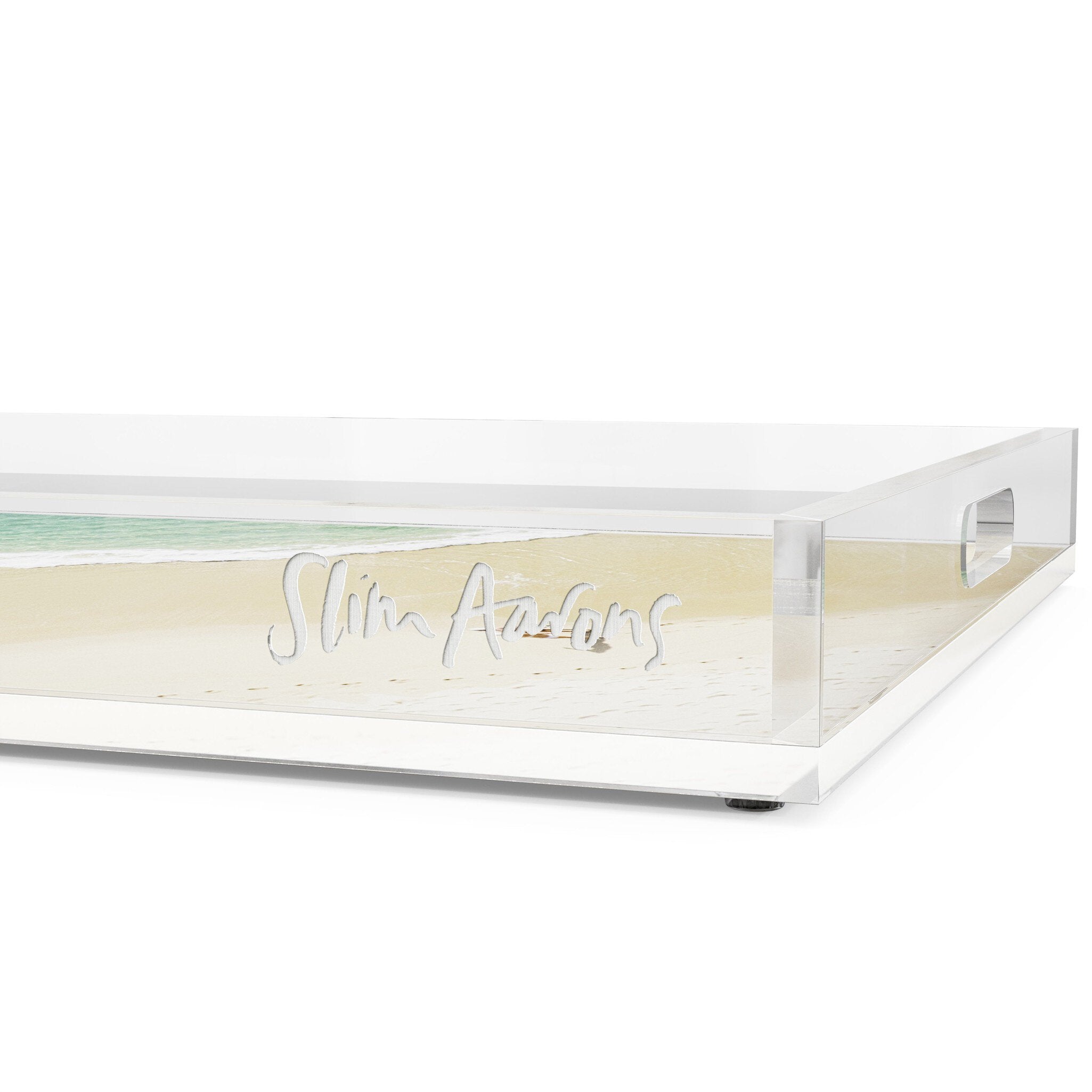 Caleta Beach Tray By Slim Aarons
