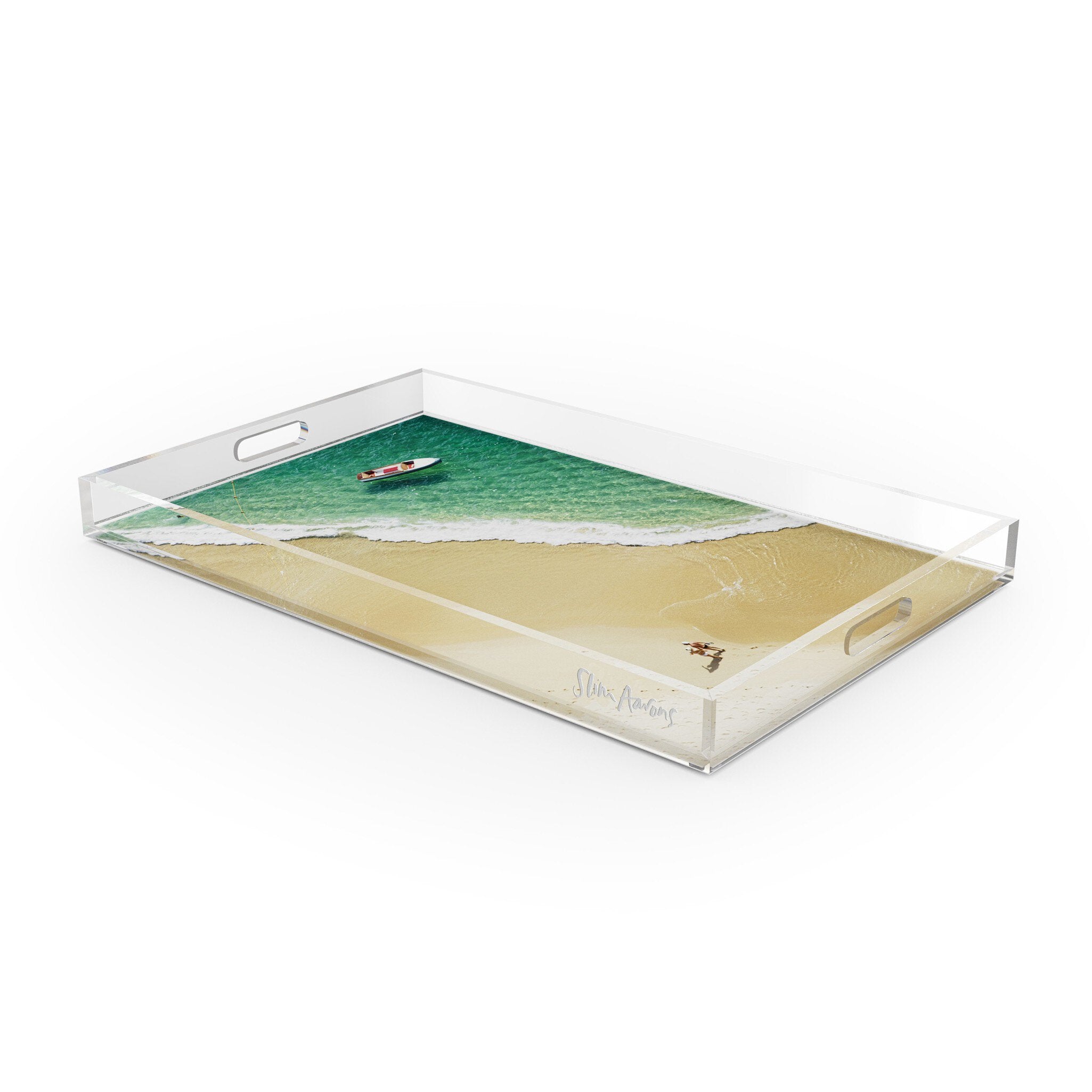Caleta Beach Tray By Slim Aarons