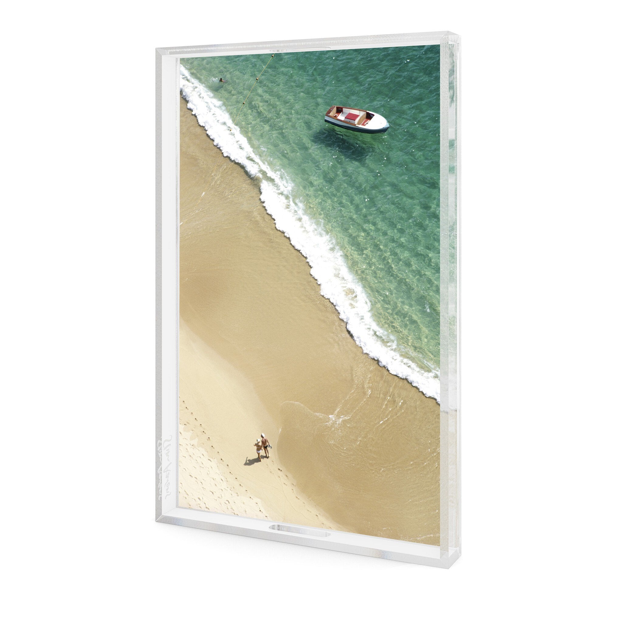 Caleta Beach Tray By Slim Aarons