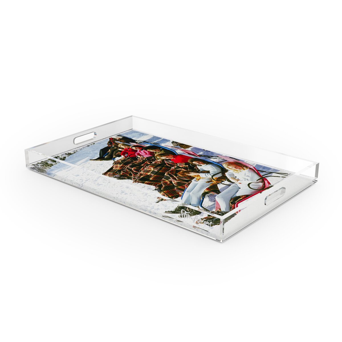 Apres Ski  Tray By Slim Aarons