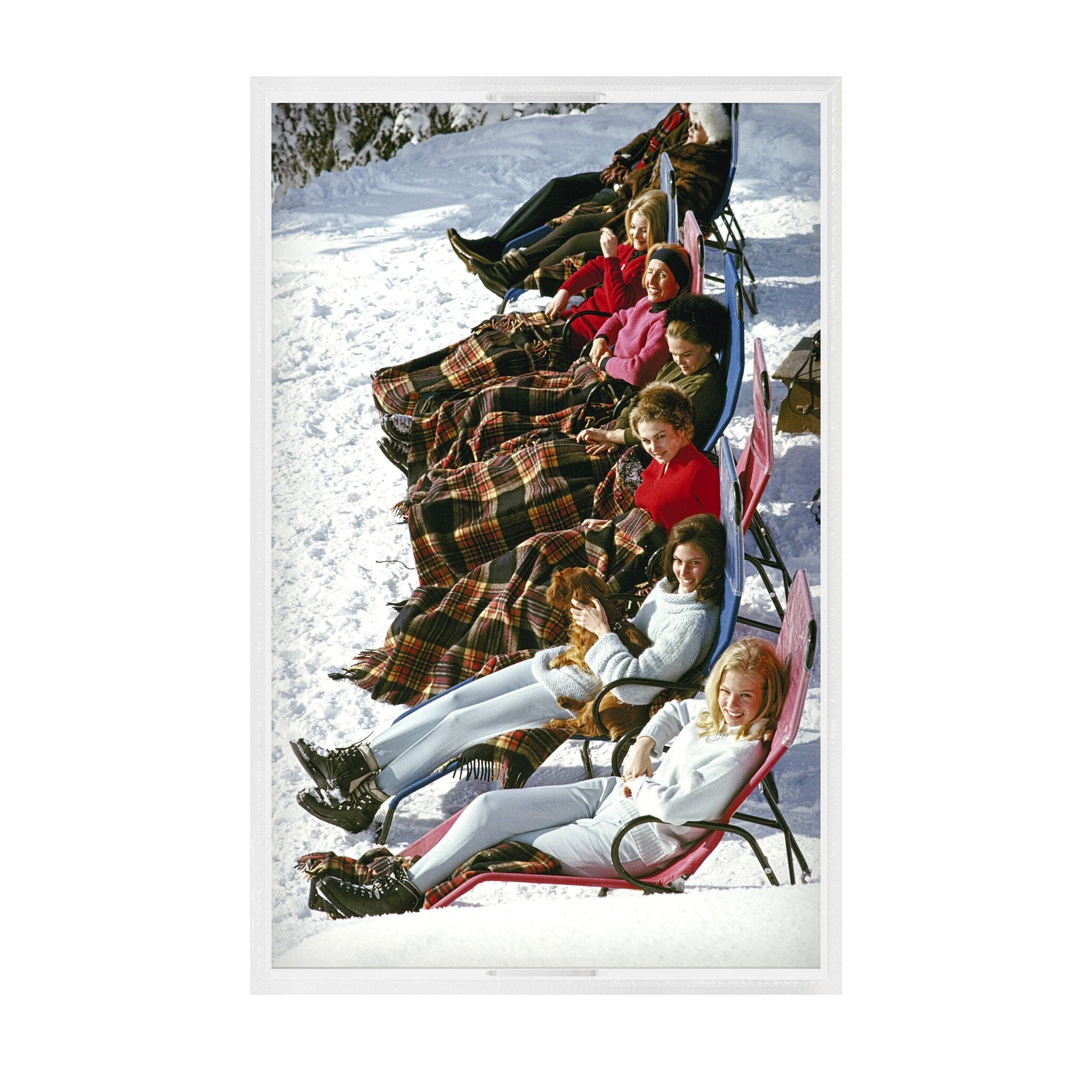 Apres Ski  Tray By Slim Aarons