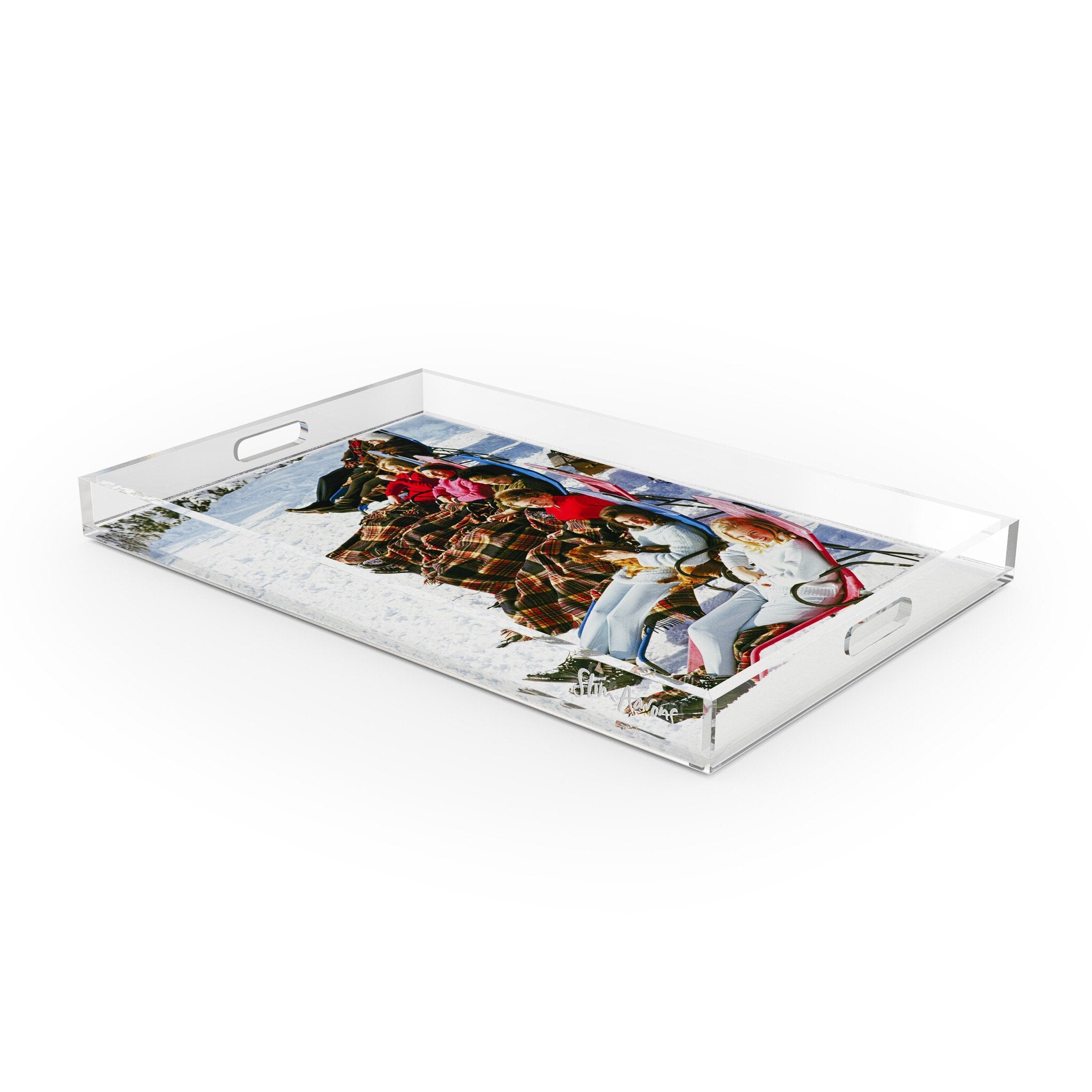 Apres Ski  Tray By Slim Aarons
