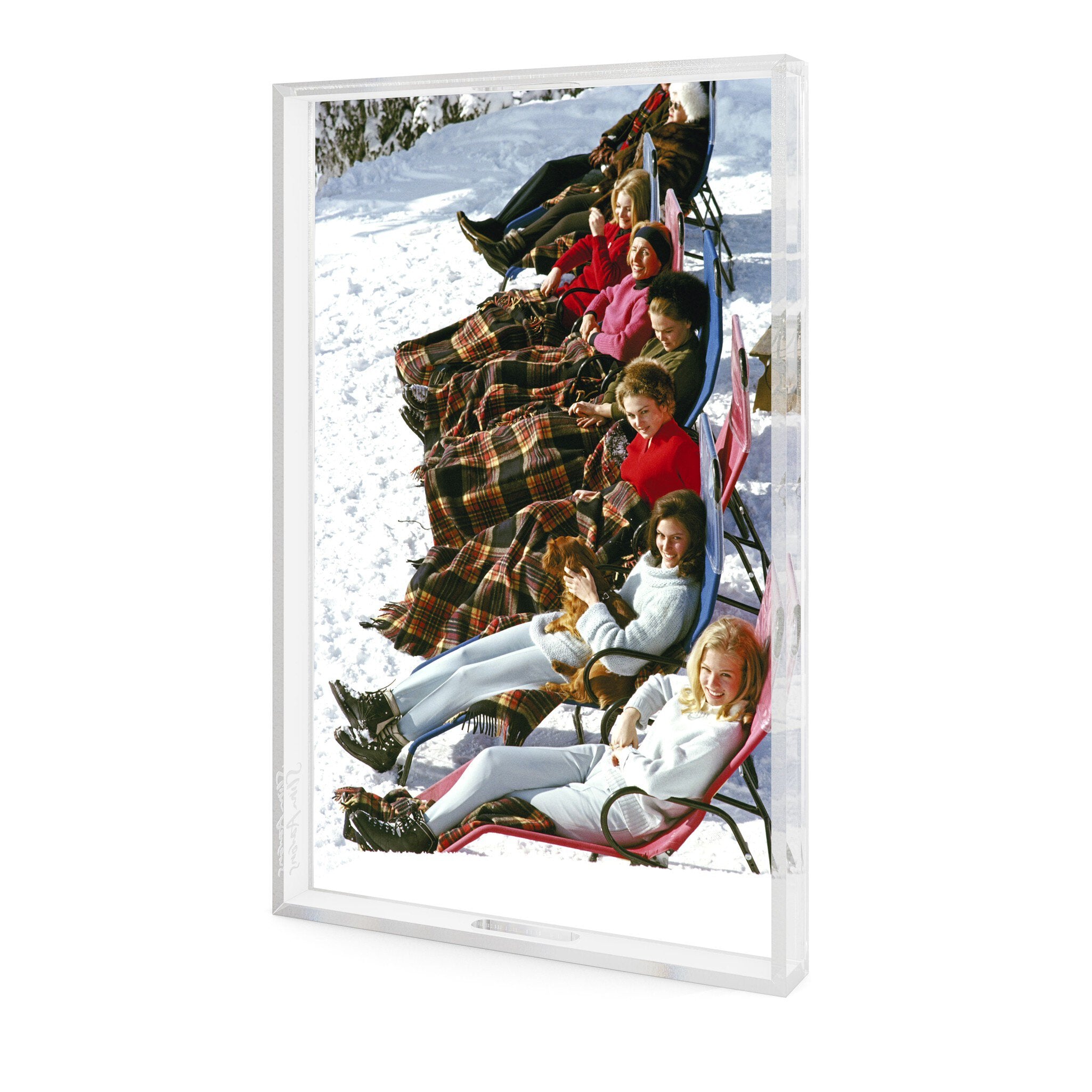 Apres Ski  Tray By Slim Aarons