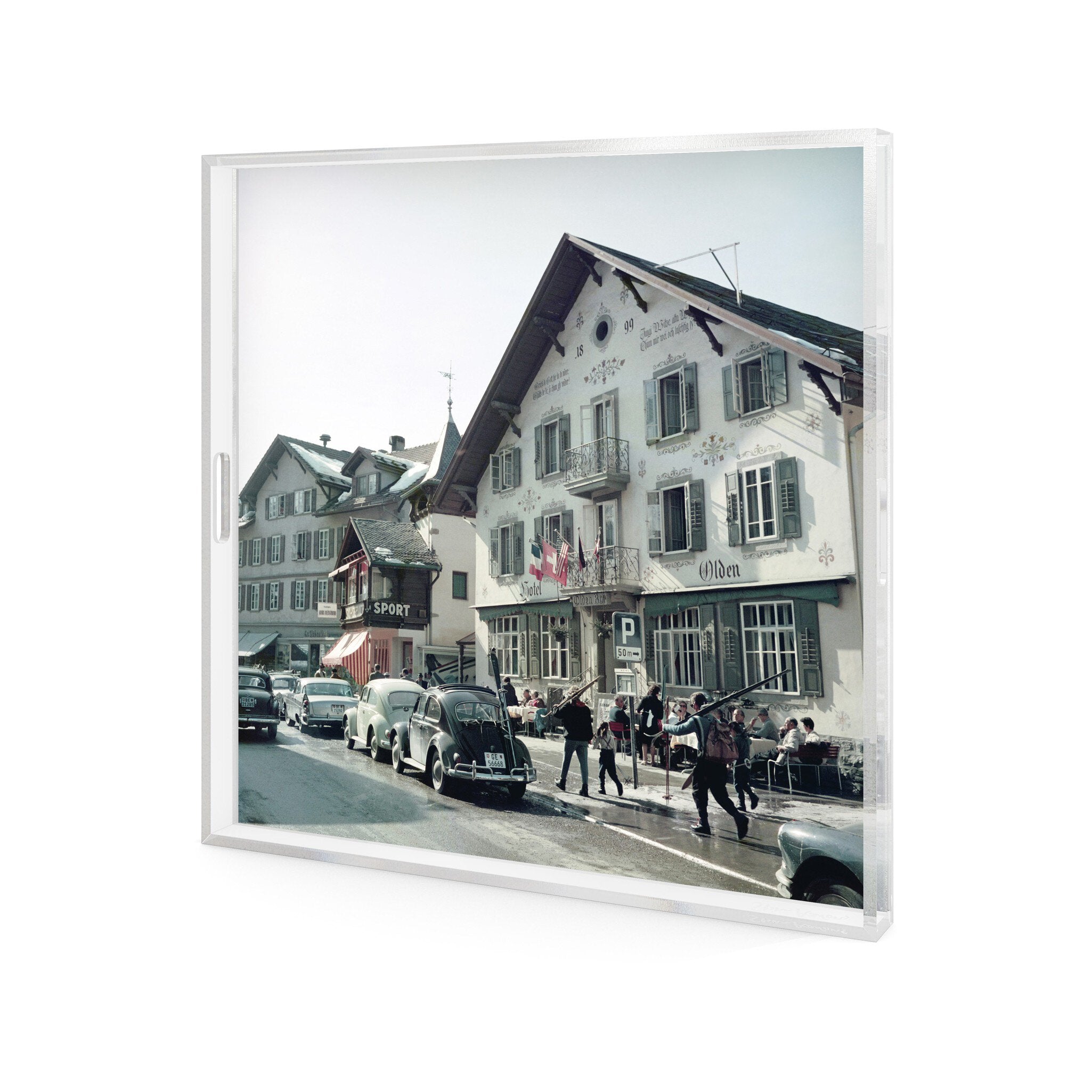 Hotel Olden Tray By Slim Aarons