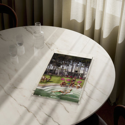 Marbella House Party Tray By Slim Aarons