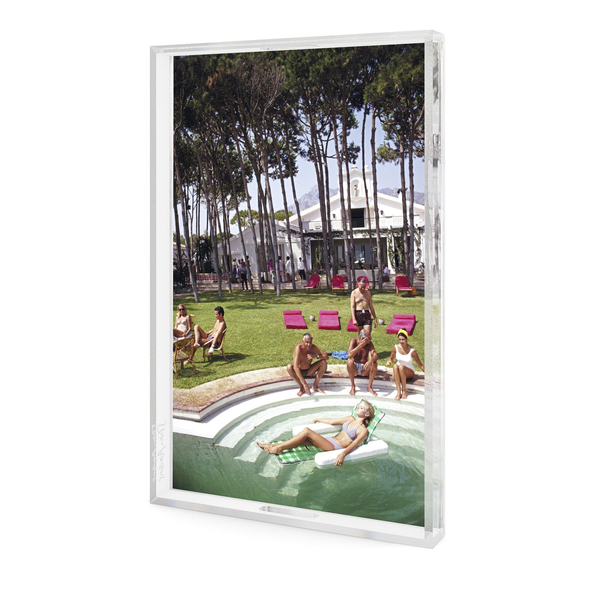 Marbella House Party Tray By Slim Aarons
