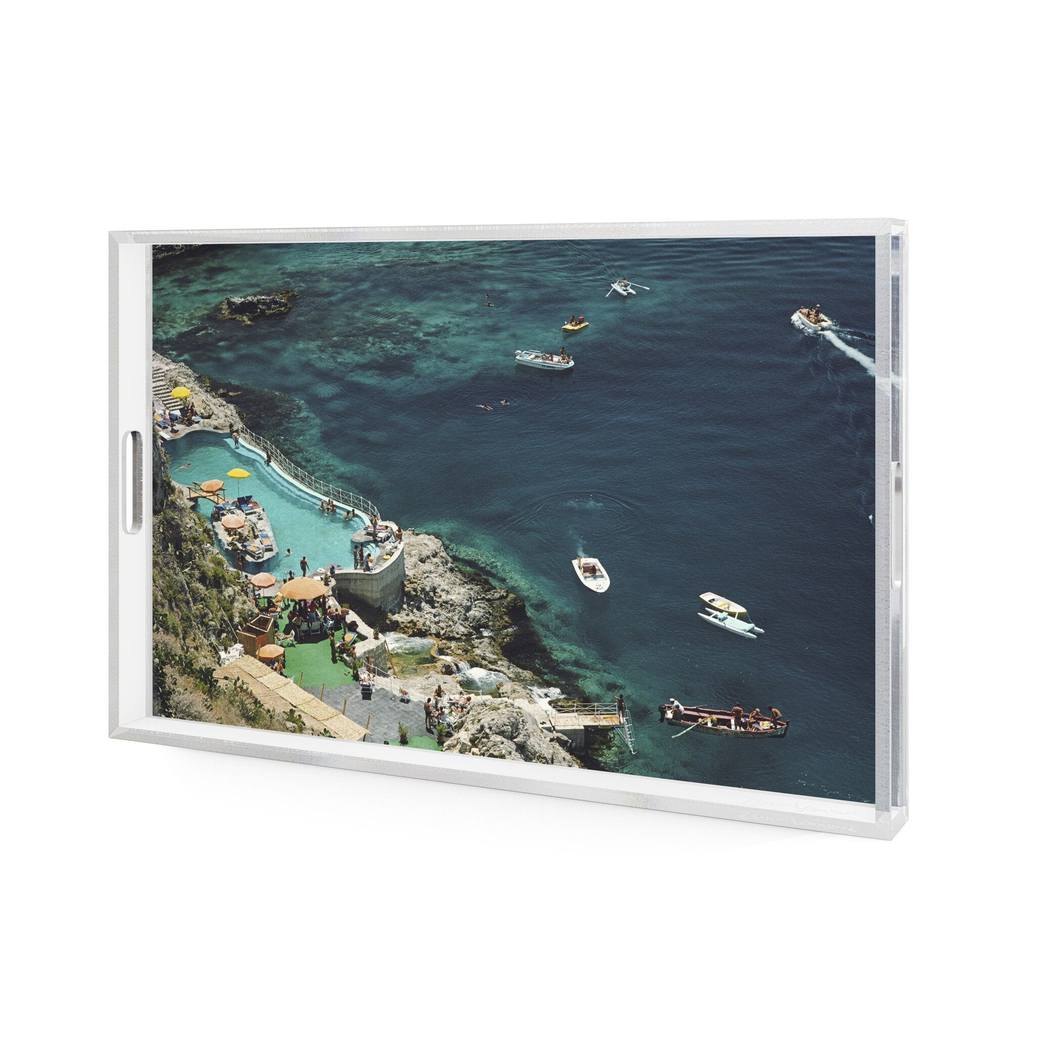 Hotel Taormina Tray By Slim Aarons