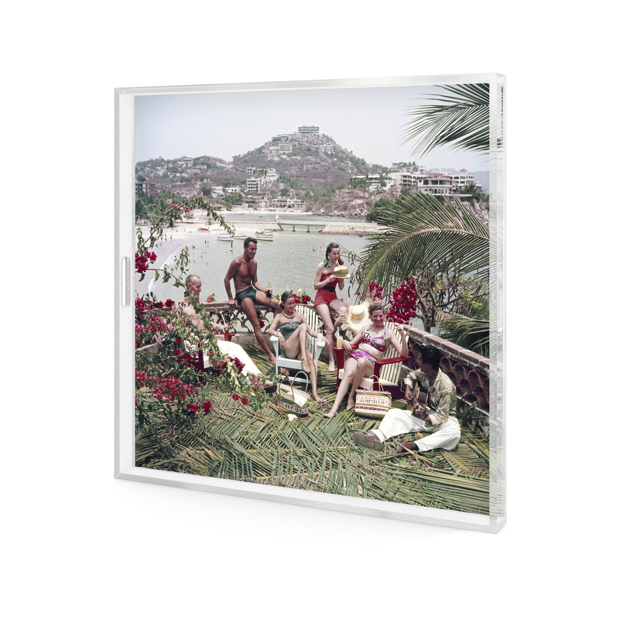 Acapulco Afternoon Tray By Slim Aarons