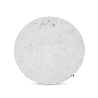 Marble Round Coffee Table With Iron