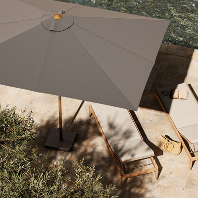 Baska Outdoor Rectangular Umbrella by Four Hands