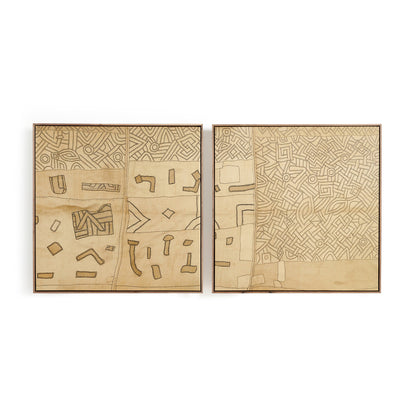 Kuba Diptych By Fh Art Studio