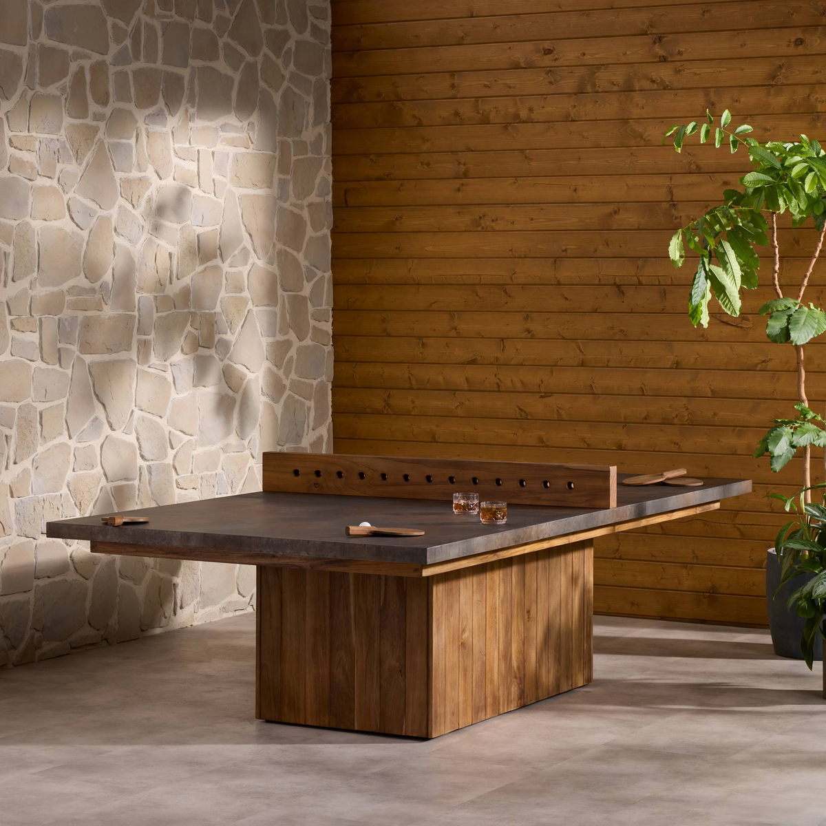 Outdoor Ping Pong Table by Four Hands