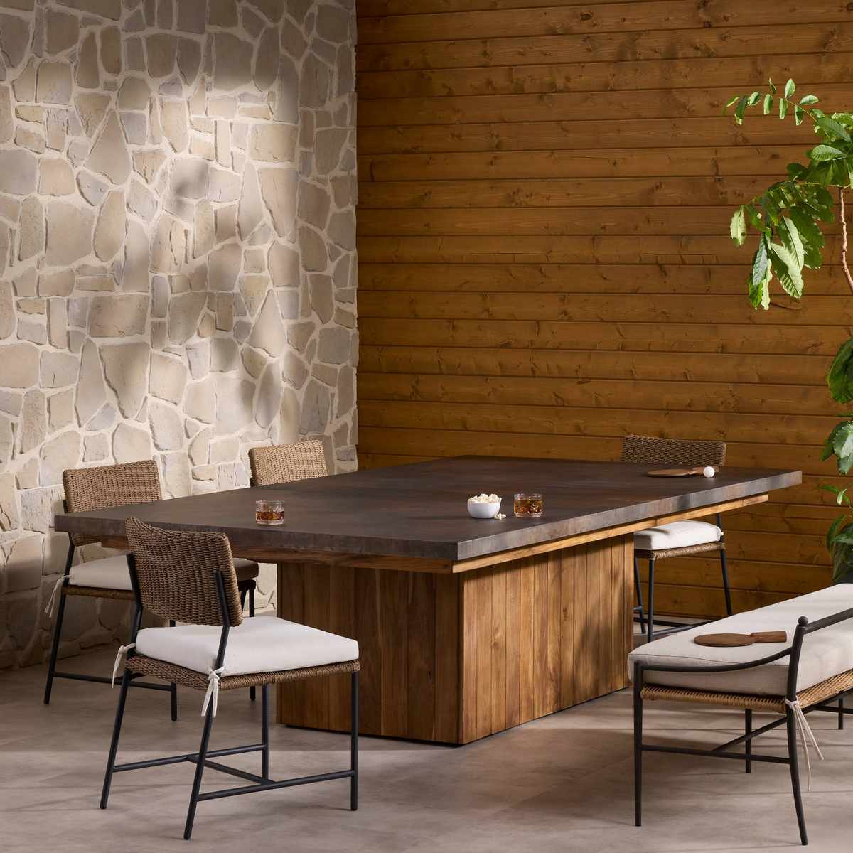 Outdoor Ping Pong Table by Four Hands