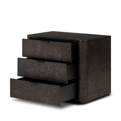 Stenson 3 Drawer Nightstand