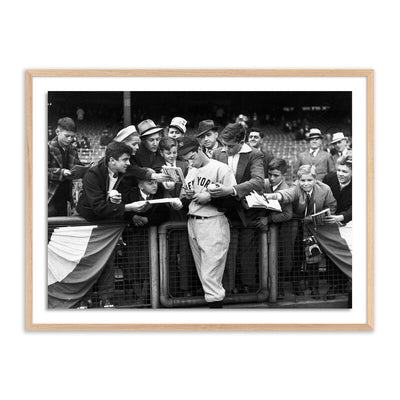 Joe Dimaggio Signing Autotgraphs By Getty Images by Four Hands