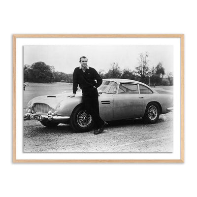 Sean Connery With 00'S Aston Martin by Four Hands