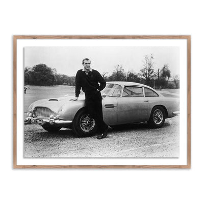Sean Connery With 00'S Aston Martin by Four Hands