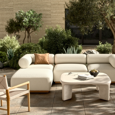 Lenox Outdoor 3-Piece Sectional by Four Hands