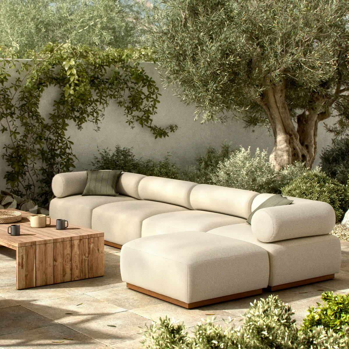 Lenox Outdoor 4-Piece Sectional