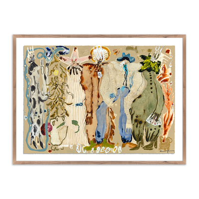 Blue Eyed Snake Woman By Caroline Pinney by Four Hands