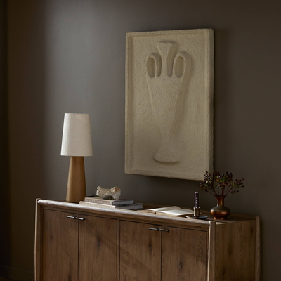 Vase Relief Sculpture I by Four Hands