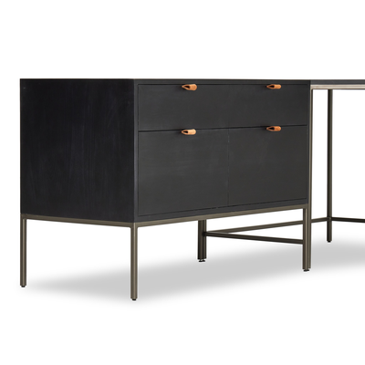 Trey Wide Filing Cabinet Desk System by Four Hands