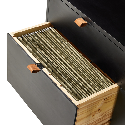 Trey Wide Filing Cabinet Desk System by Four Hands