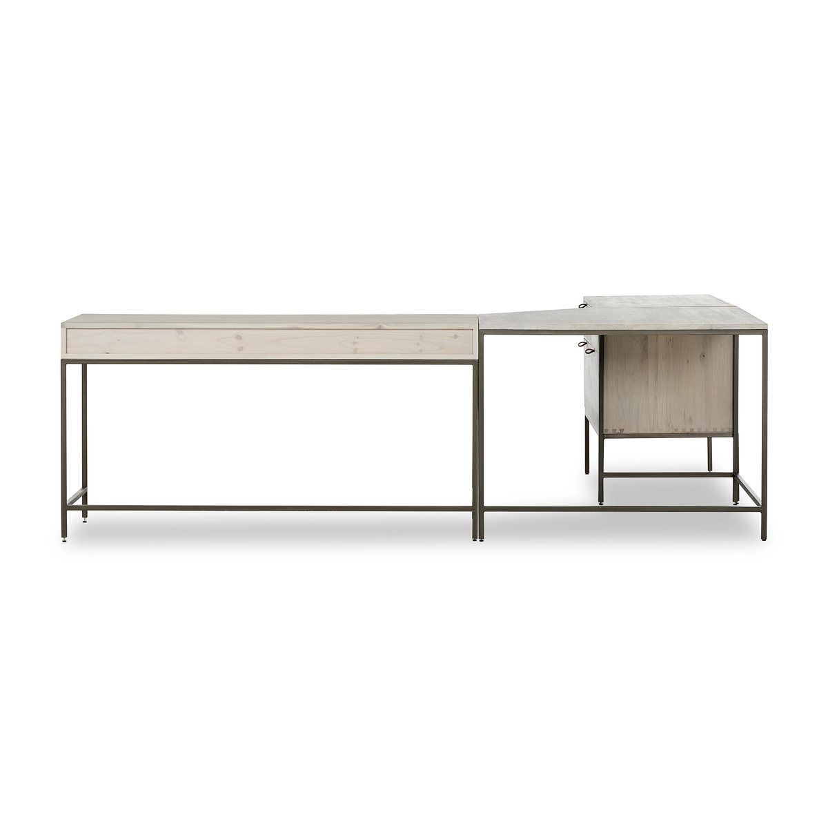 Trey Wide Filing Cabinet Desk System by Four Hands