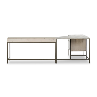 Trey Wide Filing Cabinet Desk System by Four Hands