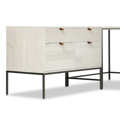 Trey Wide Filing Cabinet Desk System by Four Hands