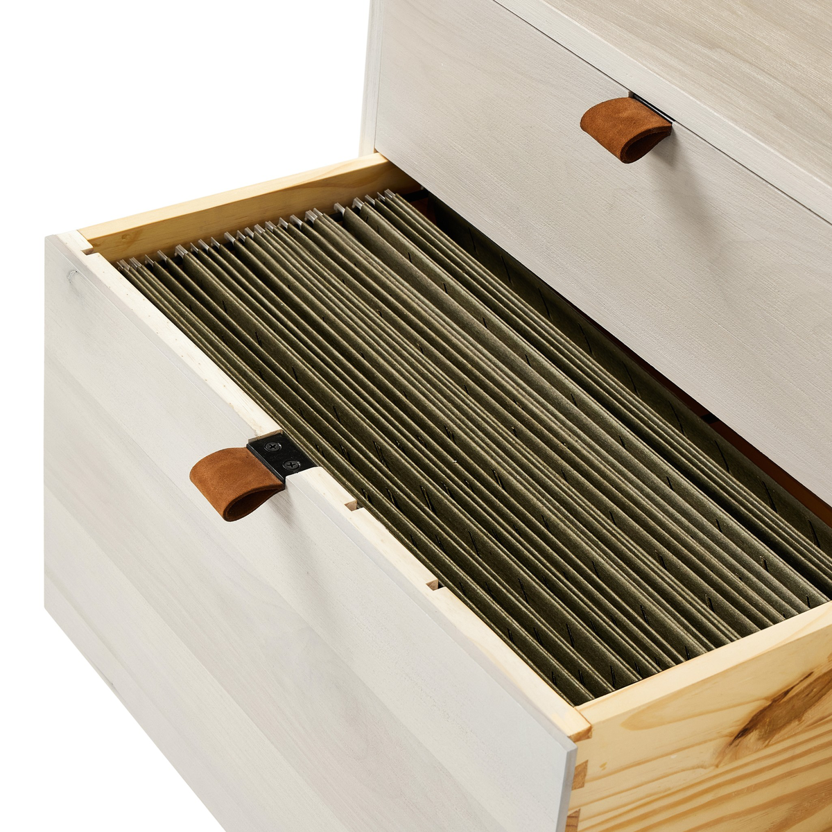 Trey Wide Filing Cabinet Desk System by Four Hands