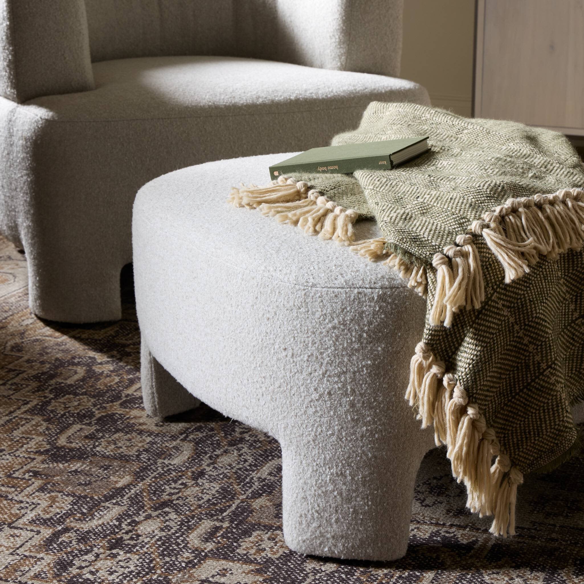 Olvera Chair W/ Ottoman