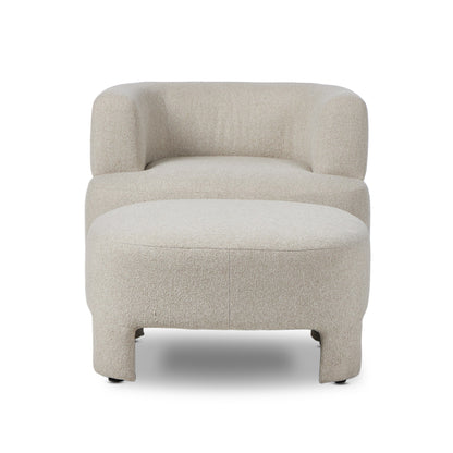 Olvera Chair W/ Ottoman