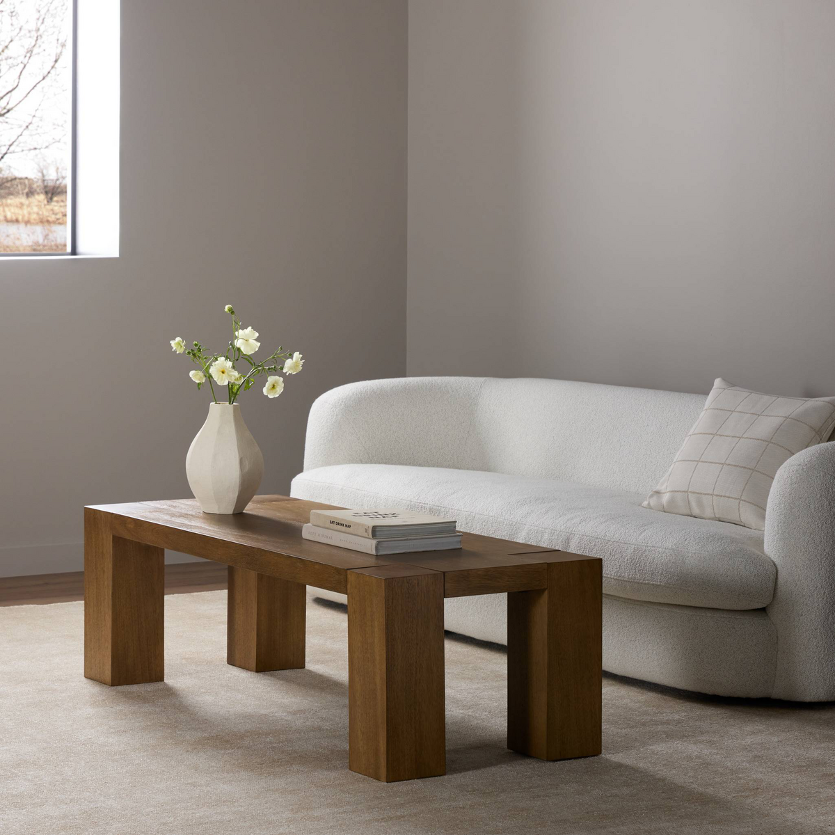 Emeli Rectangular Coffee Table by Four Hands