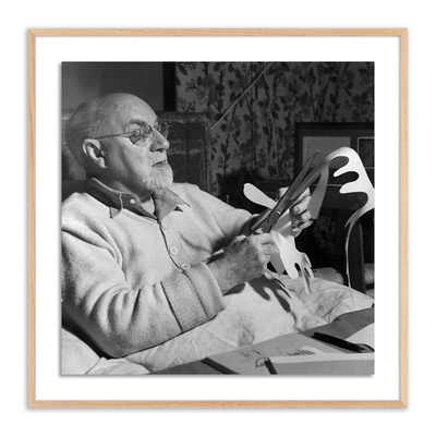 Henri Matisse Working On Paper Cut-Out by Four Hands