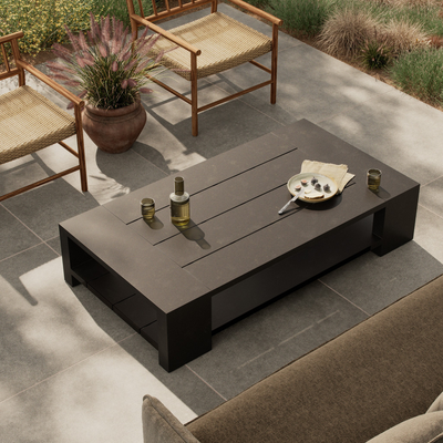 Roca Outdoor Metal Coffee Table