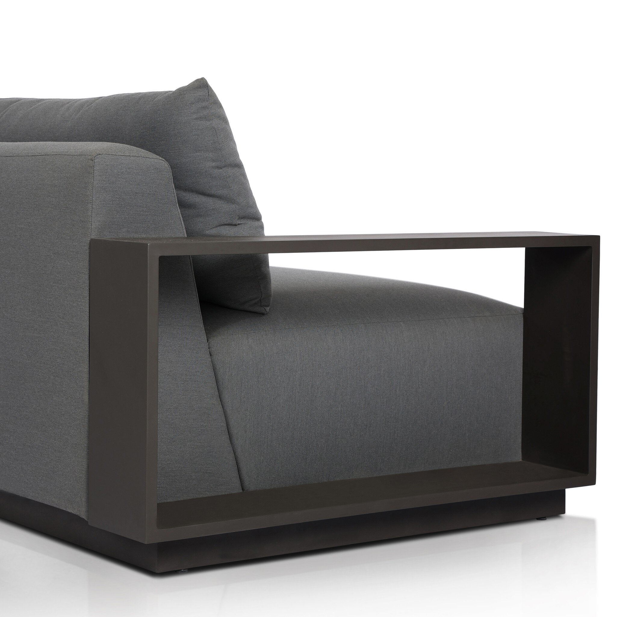 Branford Outdoor Metal Sofa-106"