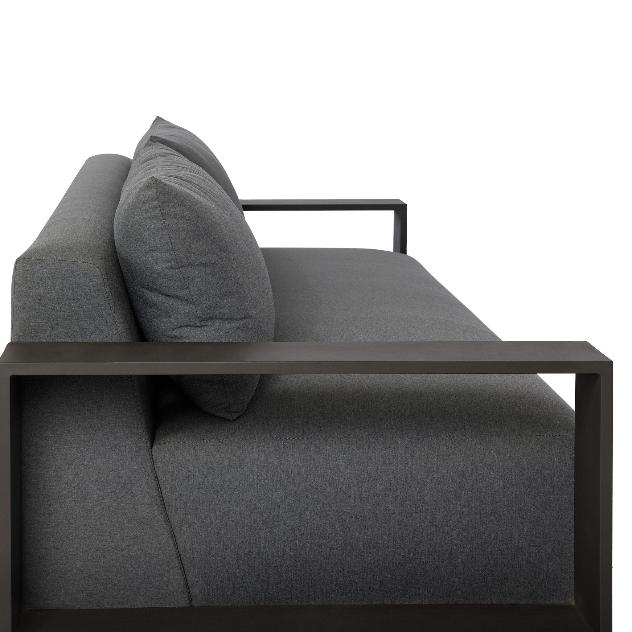 Branford Outdoor Metal Sofa-106"