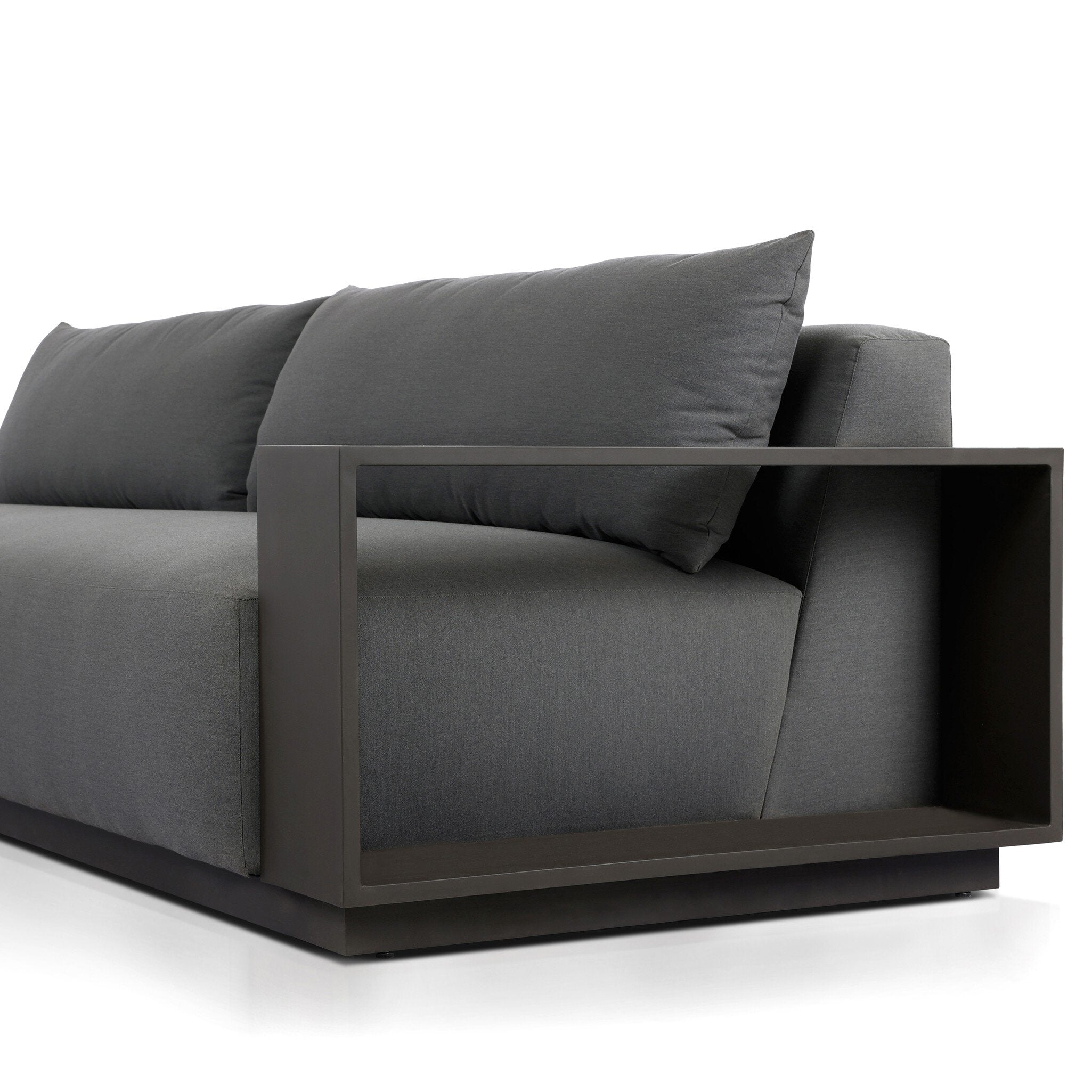 Branford Outdoor Metal Sofa-106"
