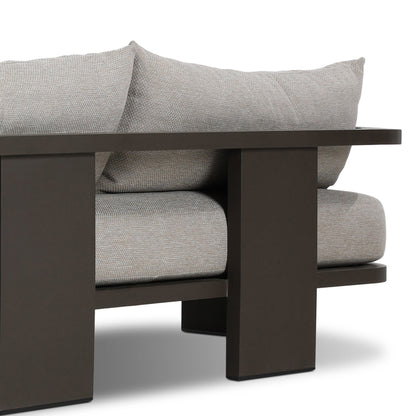 Tahana Outdoor Metal Sofa-96"