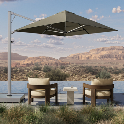 Shadowspec Serenity Outdoor Square Umbrella by Four Hands