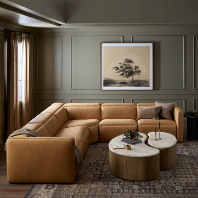 Kenlee Power Recliner 5Pc Sectional