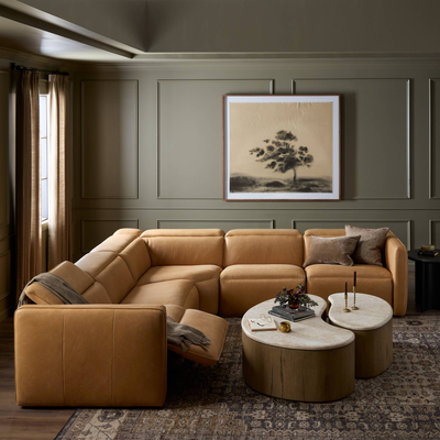 Kenlee Power Recliner 5Pc Sectional