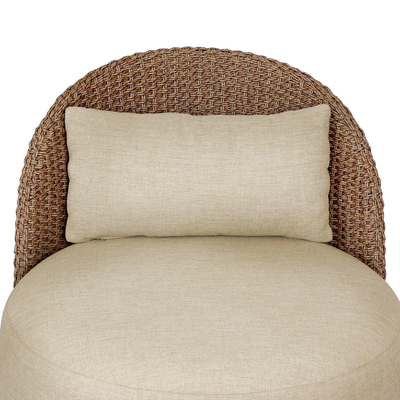 Quaid Outdoor Woven Swivel Chair