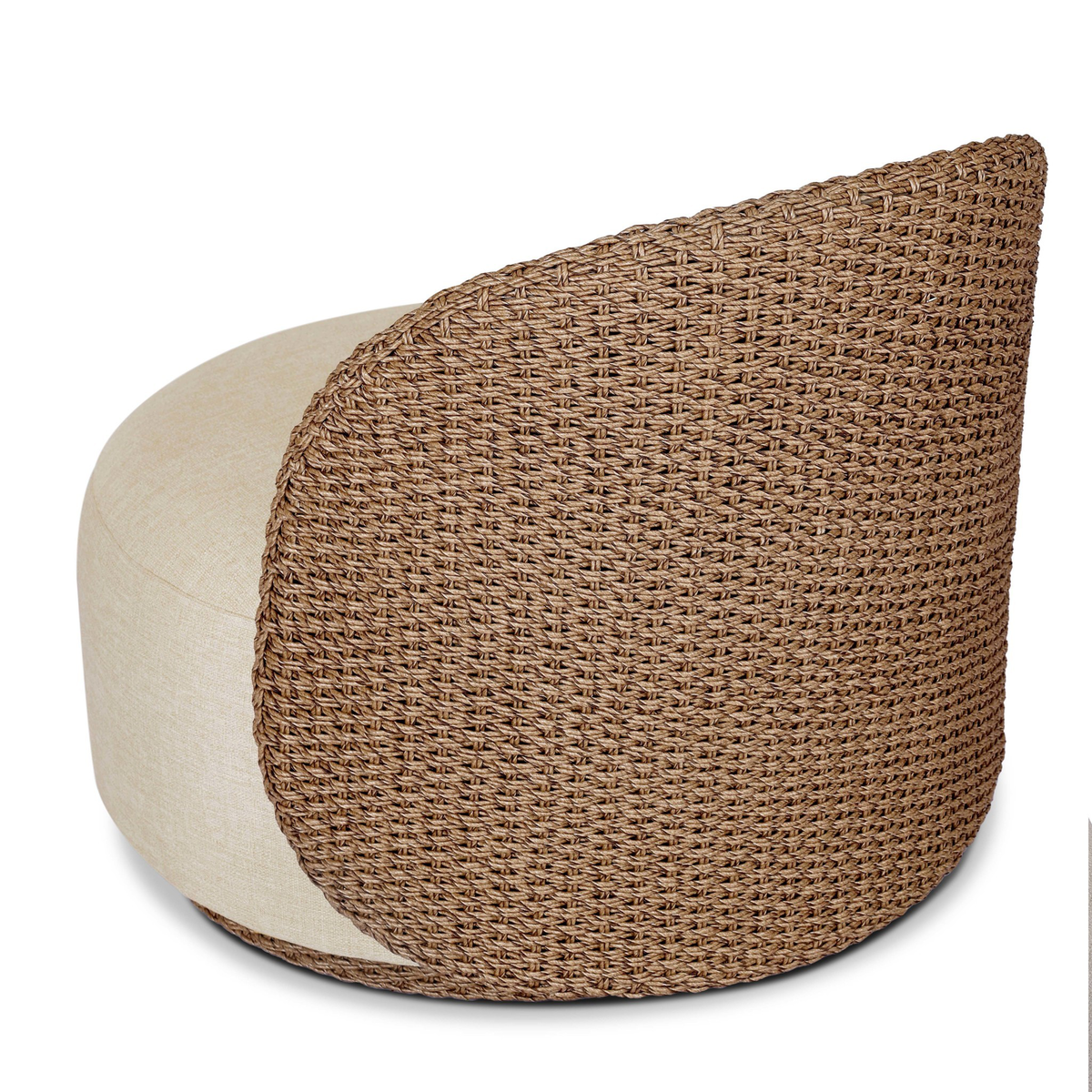 Quaid Outdoor Woven Swivel Chair