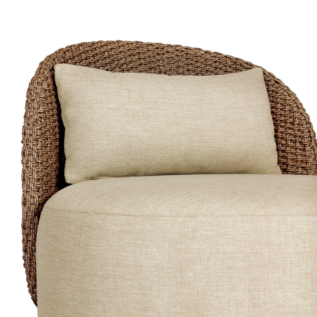 Quaid Outdoor Woven Swivel Chair