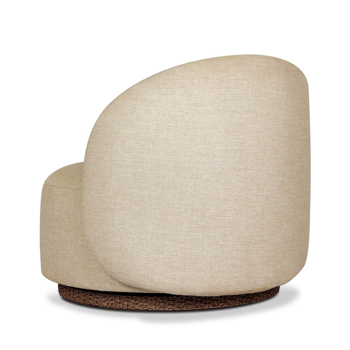 Quaid Outdoor Upholstered Swivel Chair